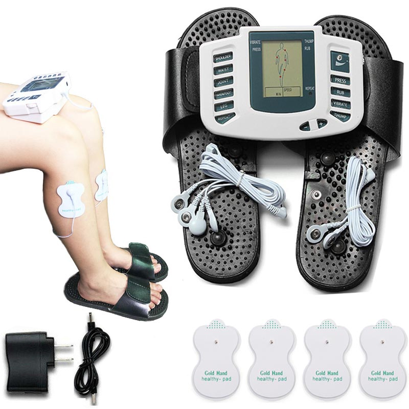 Electronic Pulse Massager Stroke Therapy Machine With Slippers